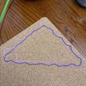 Vintage 1980s Seed Bead Necklace Dainty Jewelry Multi-Strand Bead Simple Casual